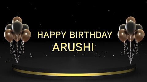 Wish you a very Happy Birthday Arushi