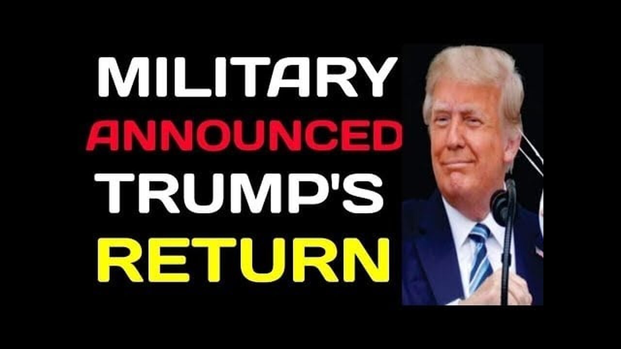 𝐌𝐈𝐋𝐈𝐓𝐀𝐑𝐘 𝐇𝐀𝐒 𝐀𝐍𝐍𝐎𝐔𝐍𝐂𝐄𝐃 𝐓𝐇𝐄 𝐑𝐄𝐓𝐔𝐑𝐍 𝐎𝐅 𝐓𝐑𝐔𝐌𝐏 𝐔𝐏𝐃𝐀𝐓𝐄 𝐓𝐎𝐃𝐀𝐘