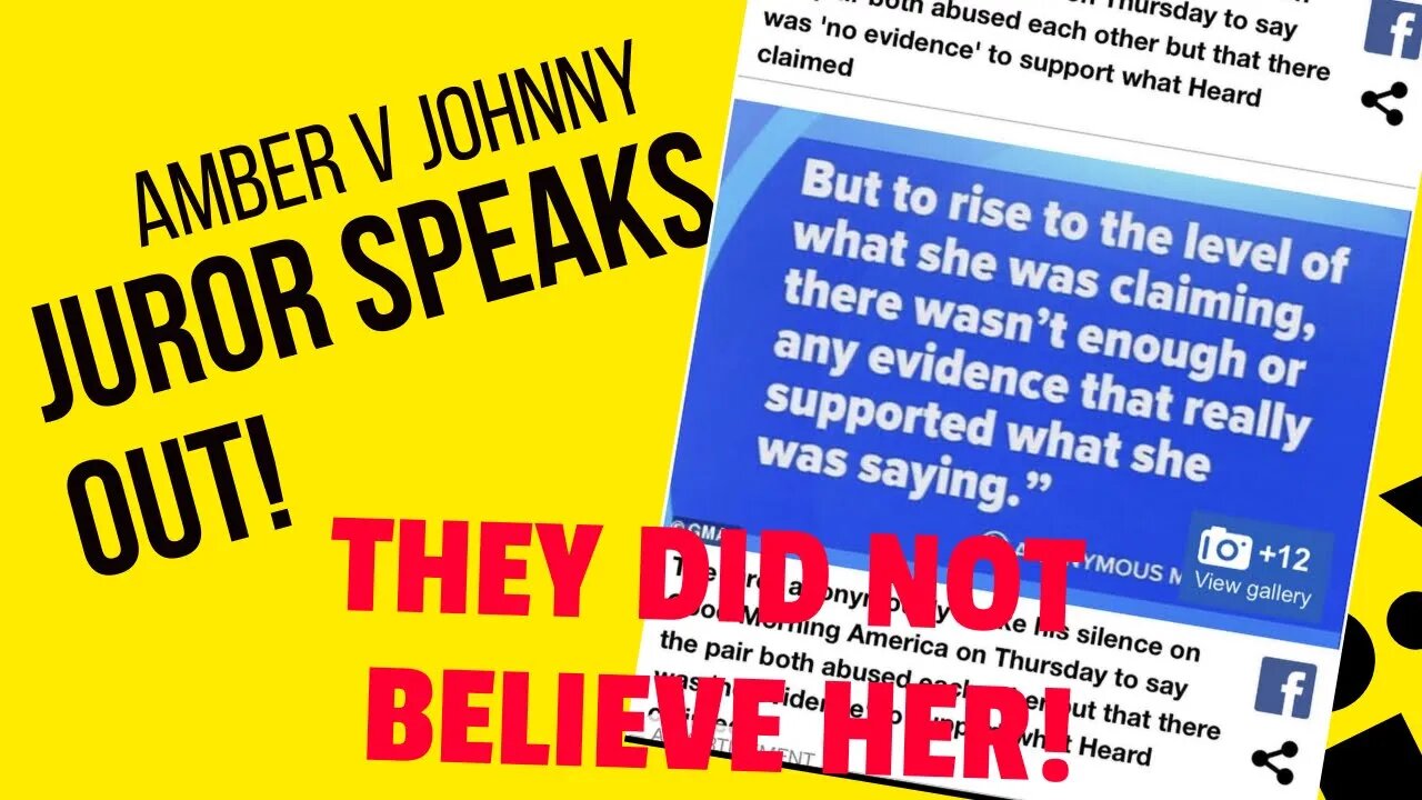 JUROR SPEAKS out about Depp vs Heard #shorts
