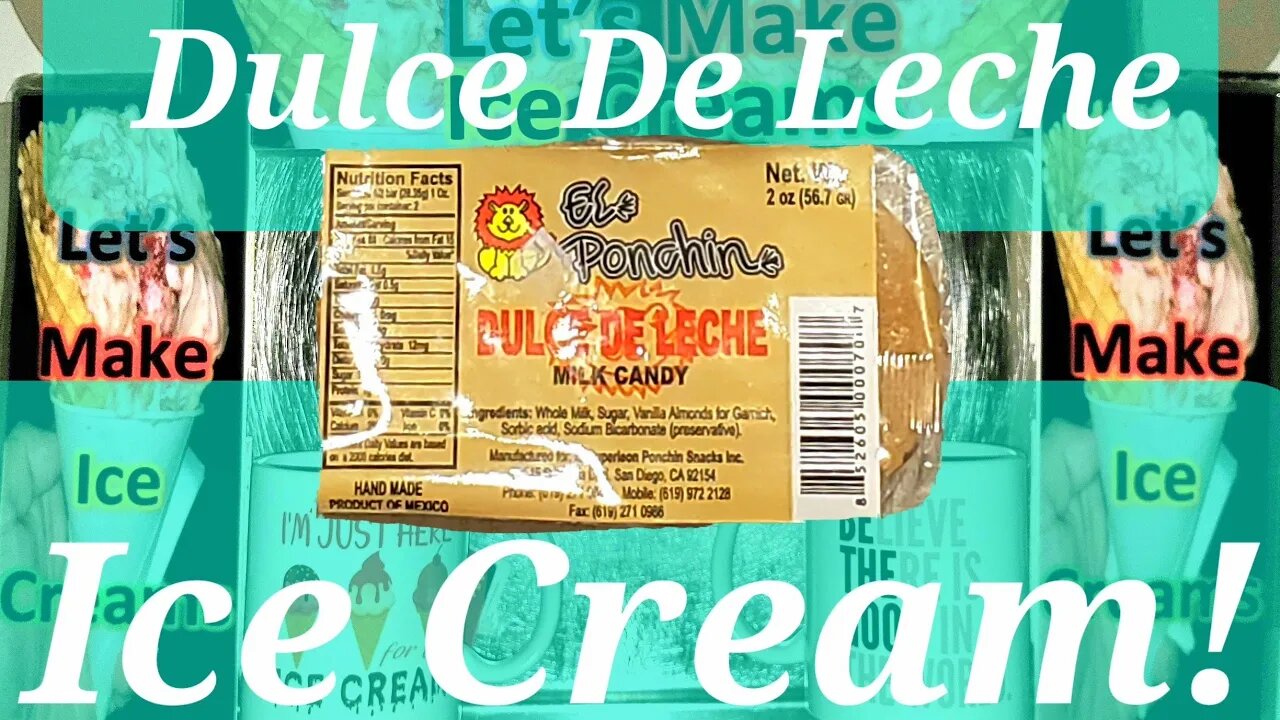 Ice Cream Making Dulce De Leche