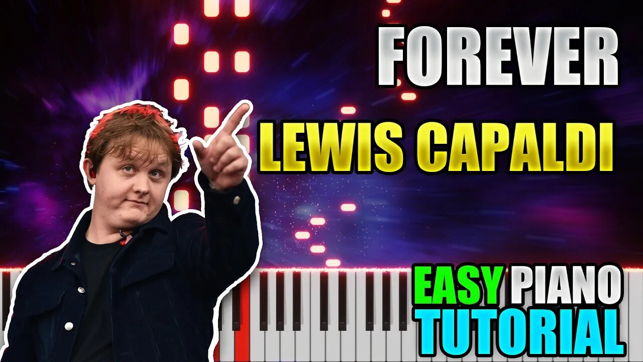 Forever - Lewis Capaldi | Easy Piano Tutorial