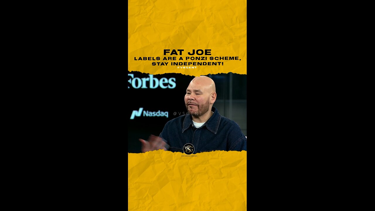 @fatjoe Labels are a Ponzi scheme, stay independent!