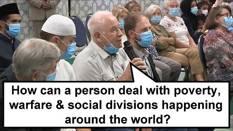 How can a person deal with poverty, warfare & social divisions happening around the world?