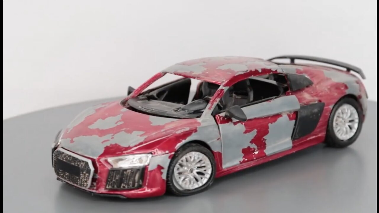 Restoration Damaged Diecast Audi R8 V10 Plus