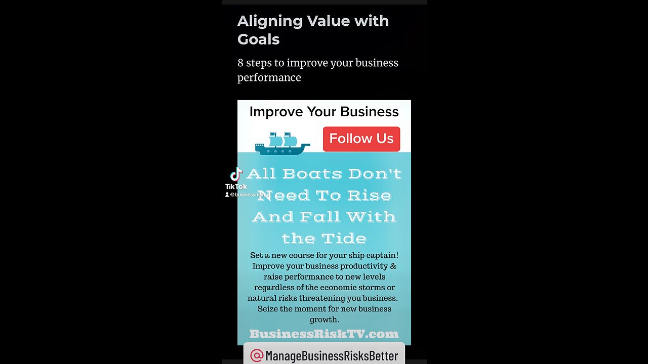 Aligning Value with Goals: 8 steps to improve your business performance