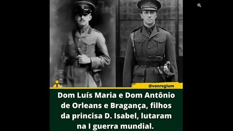 PRIMEIRA GUERRA MUNDIAL: Filhos da Princesa Isabel com o francês Conde D’Eu