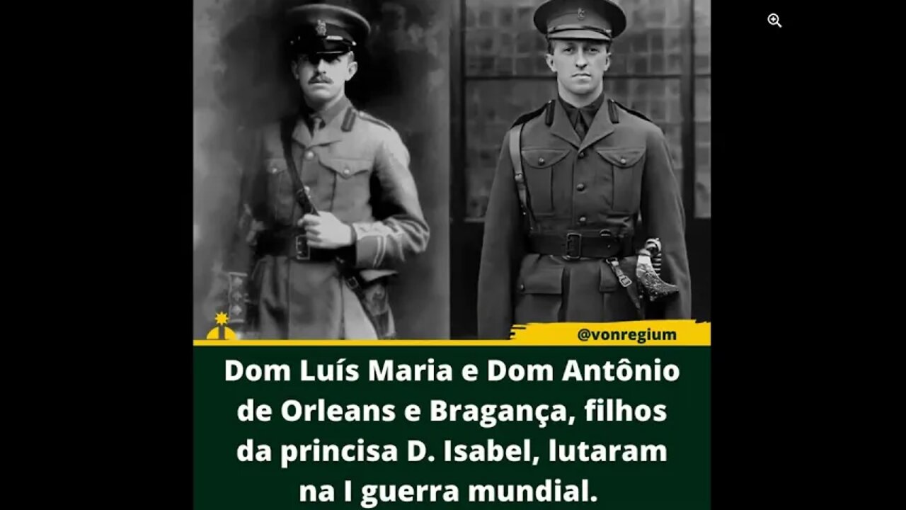 PRIMEIRA GUERRA MUNDIAL: Filhos da Princesa Isabel com o francês Conde D’Eu