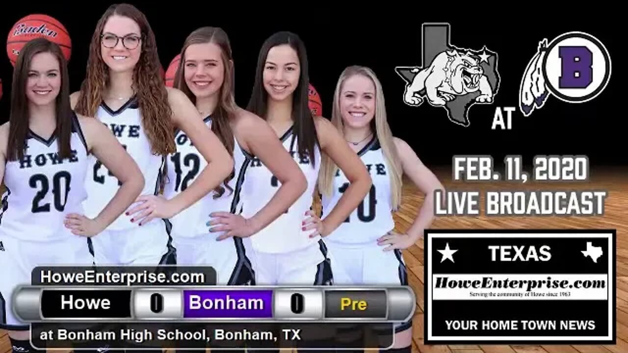 Howe Lady Bulldogs at Bonham Lady Warriors, Feb 11, 2020