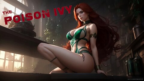 THESE AI ART WILL CHANGE YOUR IDEA OF BEAUTY / Poison Ivy (Pamela Lillian Isley) 4K AI Art