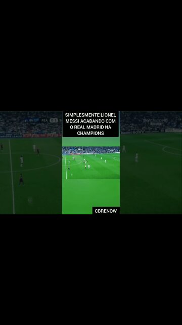 QUANDO O MESSI ERA IMPARÁVEL | GOLAÇO NA CHAMPIONS CONTRA O REAL MADRID |