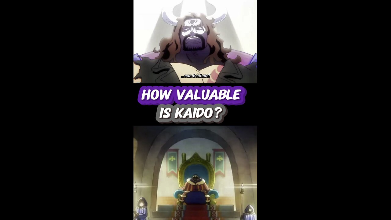 How Valuable is Kaido? #onepiece #strawhats #eloyesright #heavenlytribute