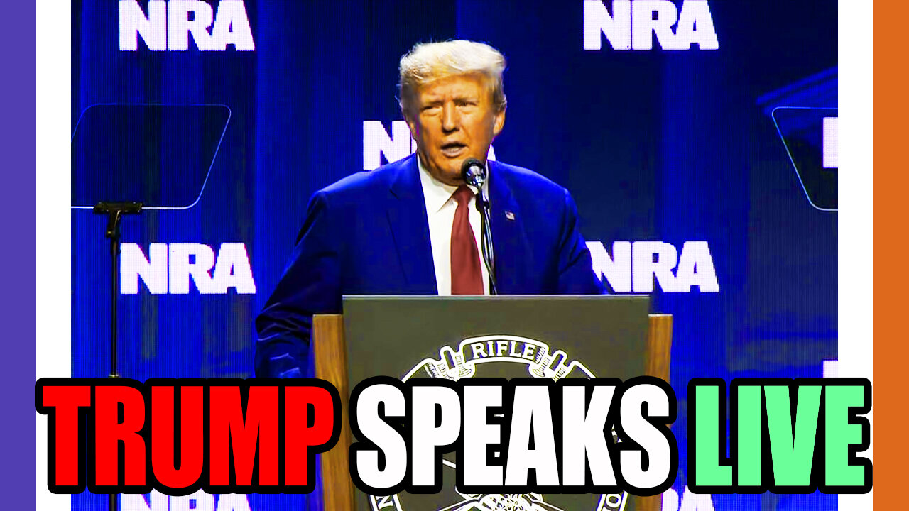 🔴LIVE: Trump Speaks Live From NRA Convention followed by FULL SHOW 🟠⚪🟣