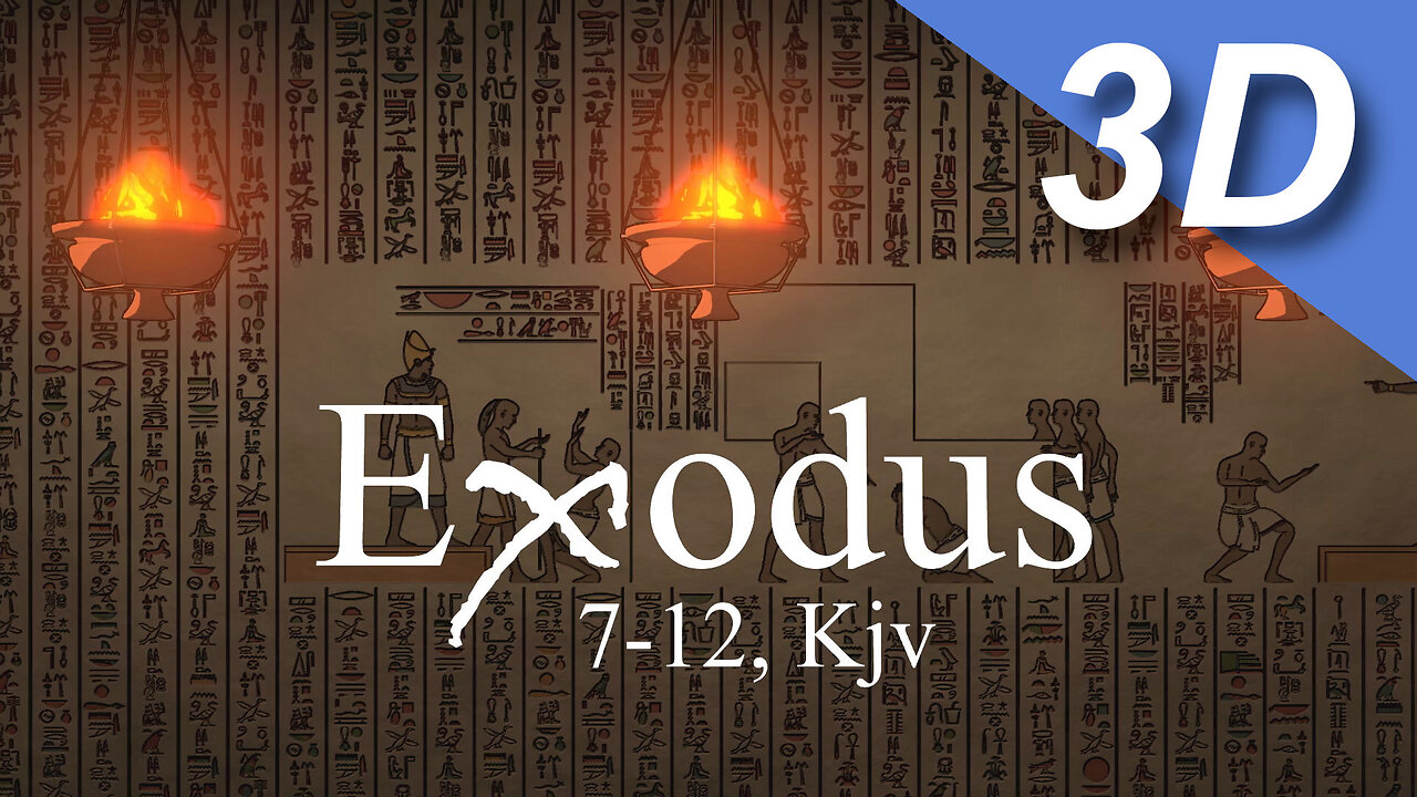 Exodus 7-12, KJV - Part 1 - 3D - Optimized Anaglyph (Red/Cyan)