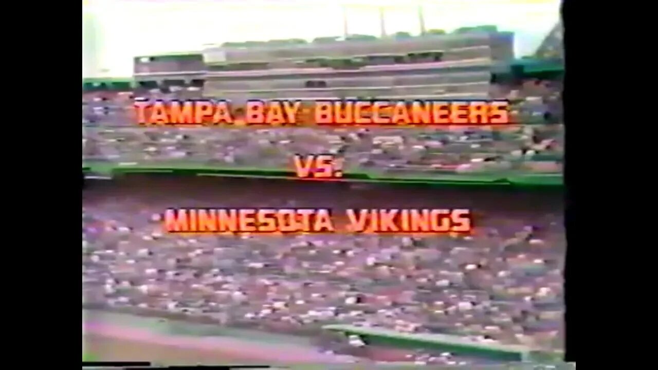 1978-09-17 Tampa Bay Buccaneers vs Minnesota Vikings