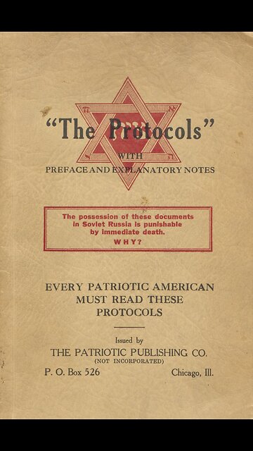 The Protocols of the Elders of Zion