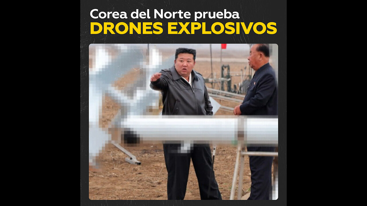 Kim Jong-un dirige pruebas de funcionamiento de drones suicidas