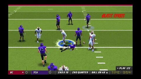 NCAA Football 10 Boston College Eagle's Dynasty Year 1 (Fed EX Orange Bowl) Boston College Vs TCU😱💯