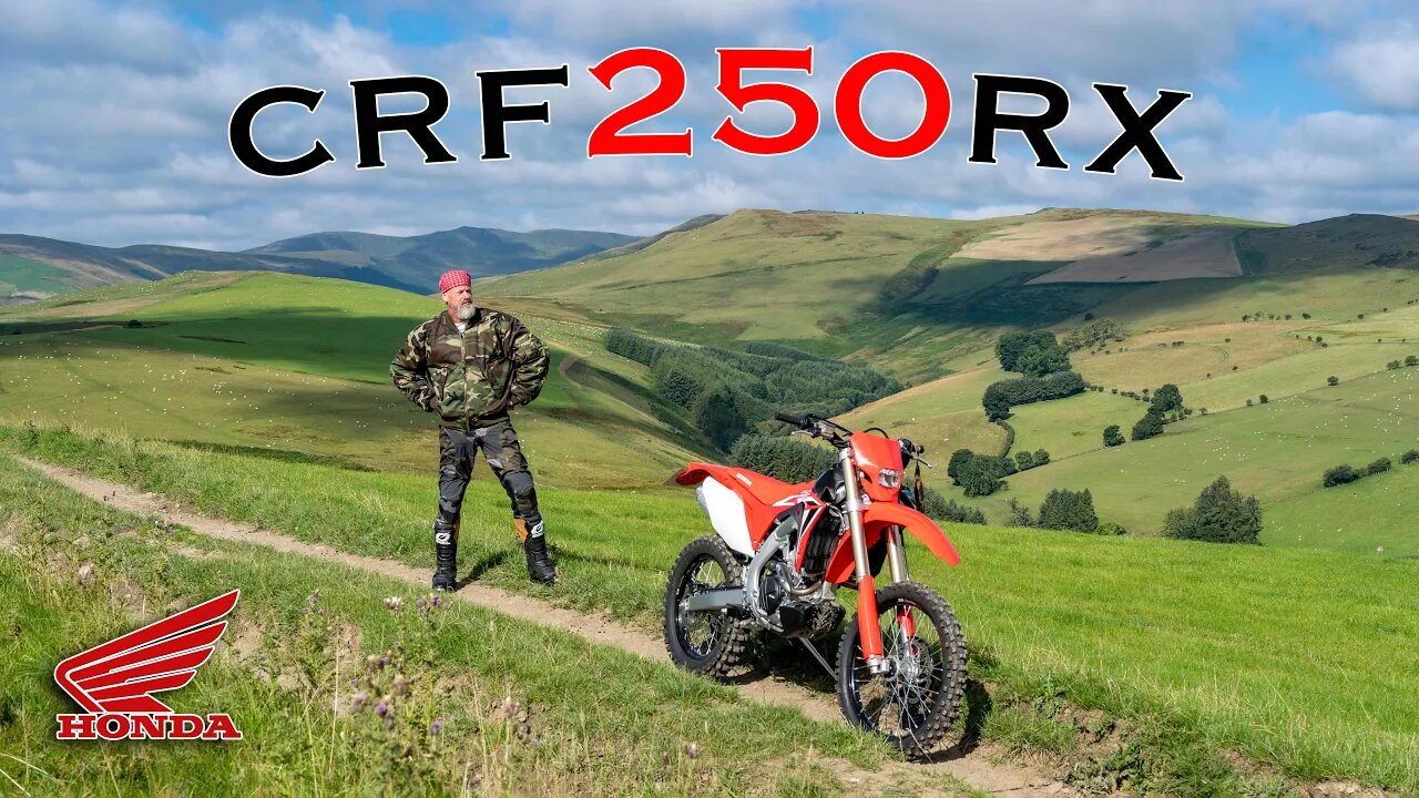 Honda CRF250RX Enduro Motorbike First ride running-in on the Welsh moors Did I made the right choice