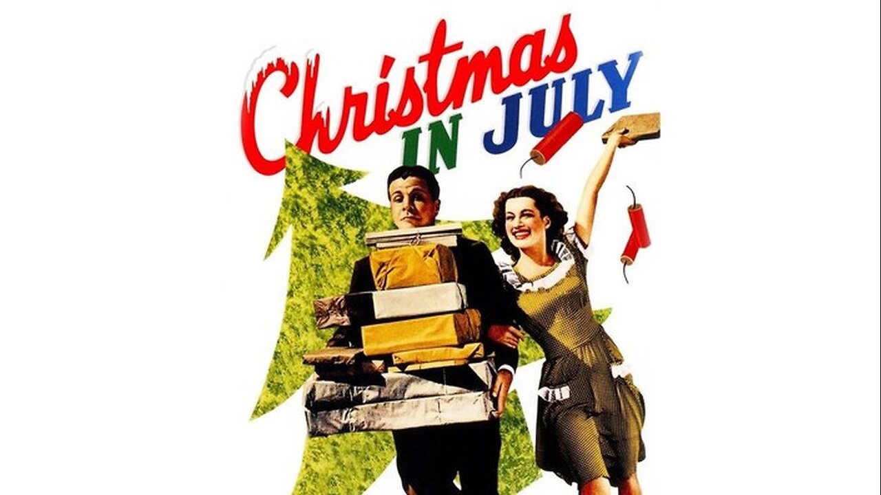 Christmas in July (1940 Full Movie) | Comedy/Romance | Dick Powell, Ellen Drew, Raymond Walburn, William Demarest. | #MerryChristmas 🎄