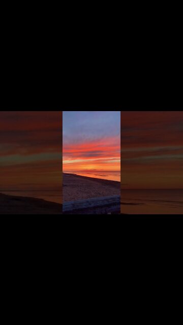 Beautiful color changing sky