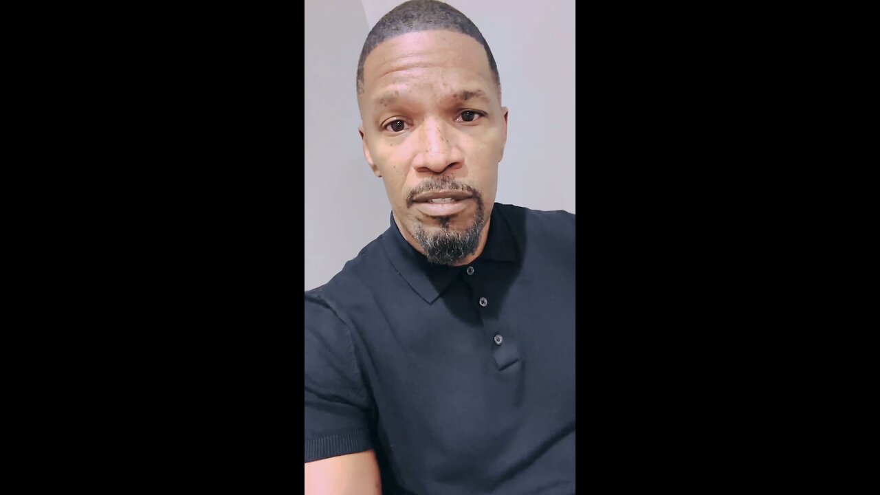 Is this Jamie Foxx? Has his clone been activated? He speaks out finally