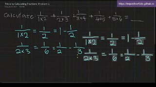 Tricks to Calculating Fractions: Problem 1