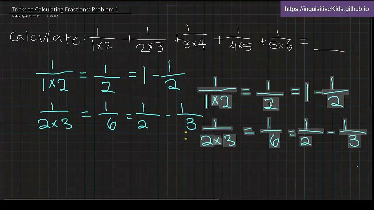 Tricks to Calculating Fractions: Problem 1