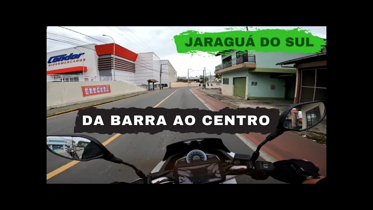 De Scooter da Malwee, na Barra do Rio Cerro, até o Centro, em frente ao Giassi. #JARAGUADOSUL