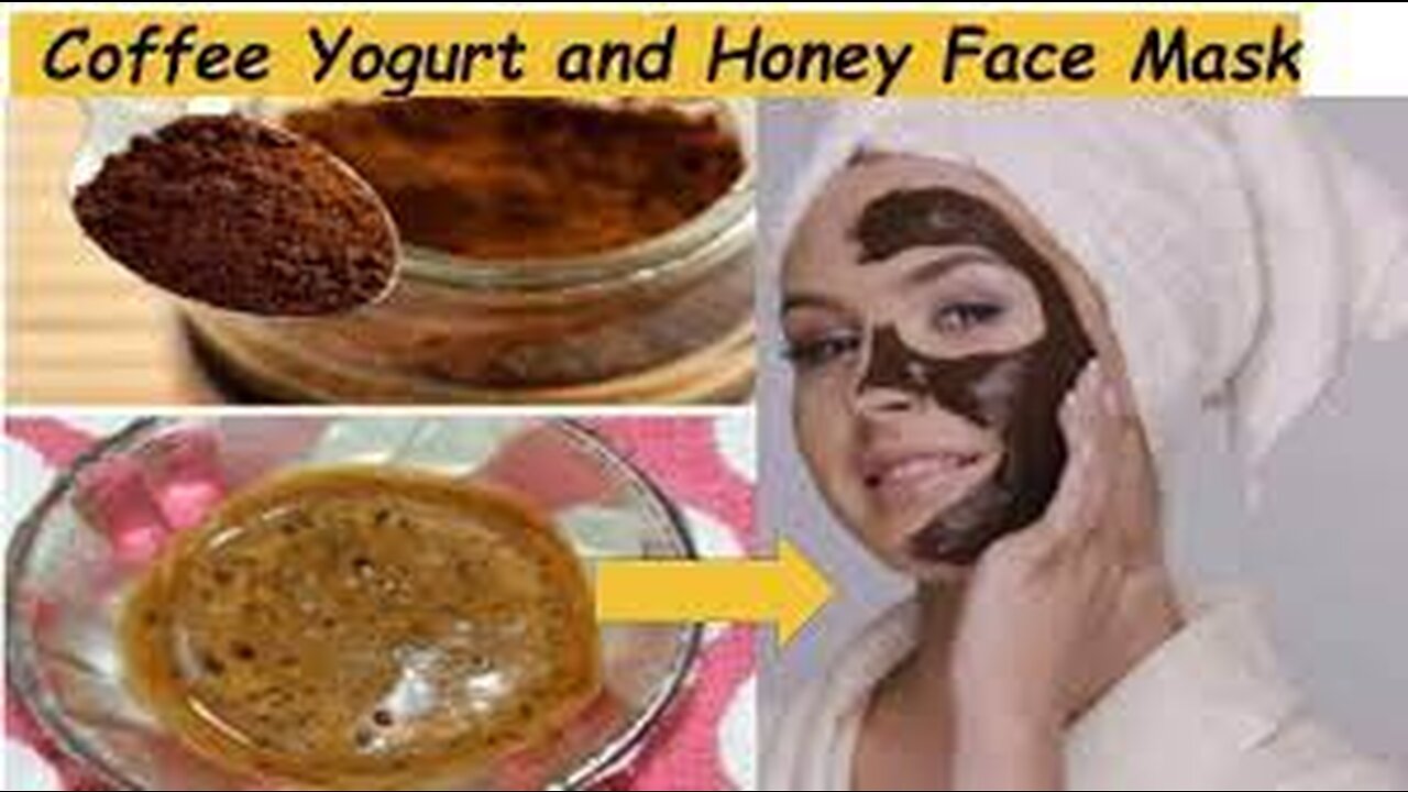 GET GLOWING BRIGHT SKIN TONE WITH THIS DIY// coffee honey face mask#facemask#ytshort #viral#shorts