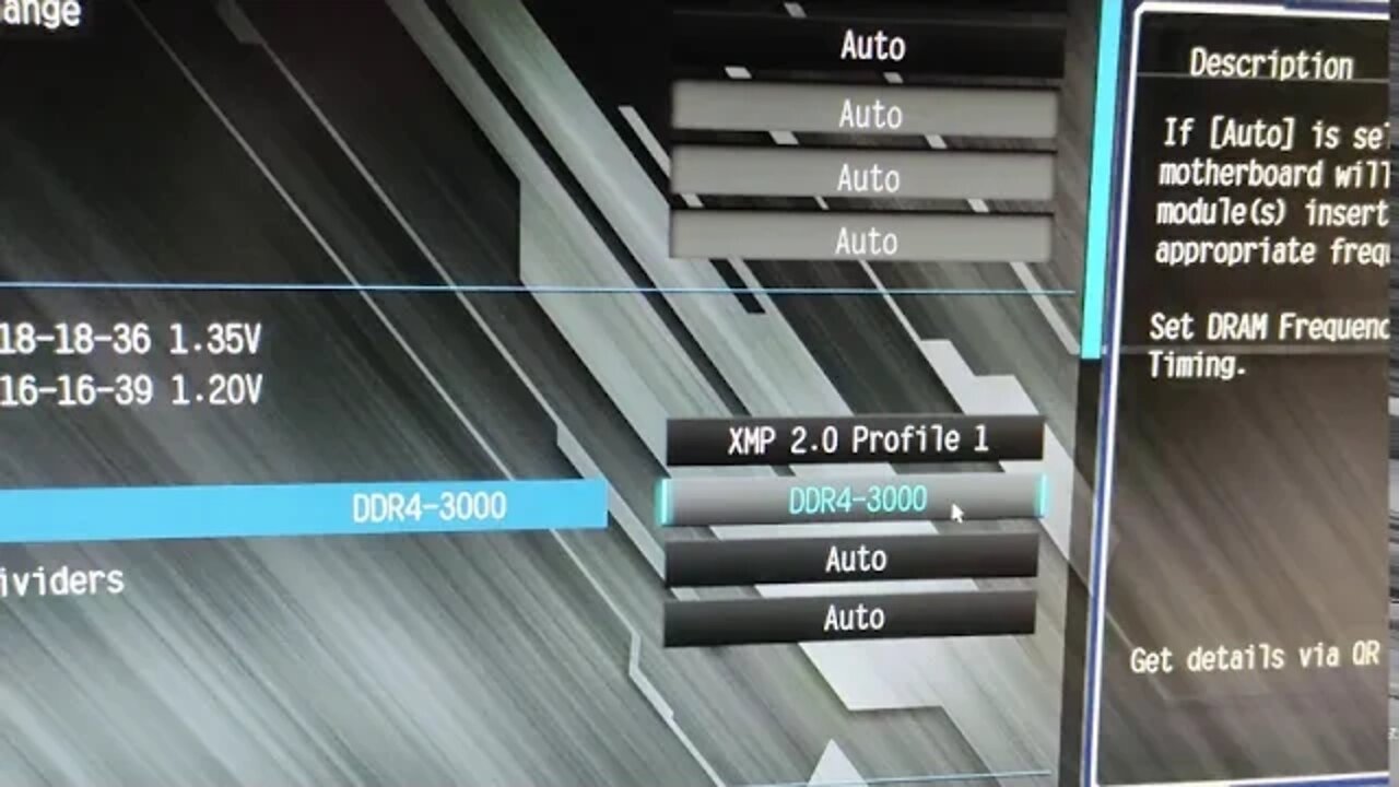 Ajustar XMP de memória RAM na BIOS