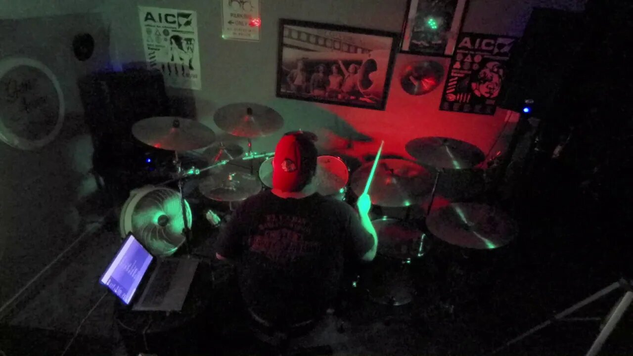 Colorful The Verve Pipe " Rockstar" movie Drum Cover By Dan Sharp