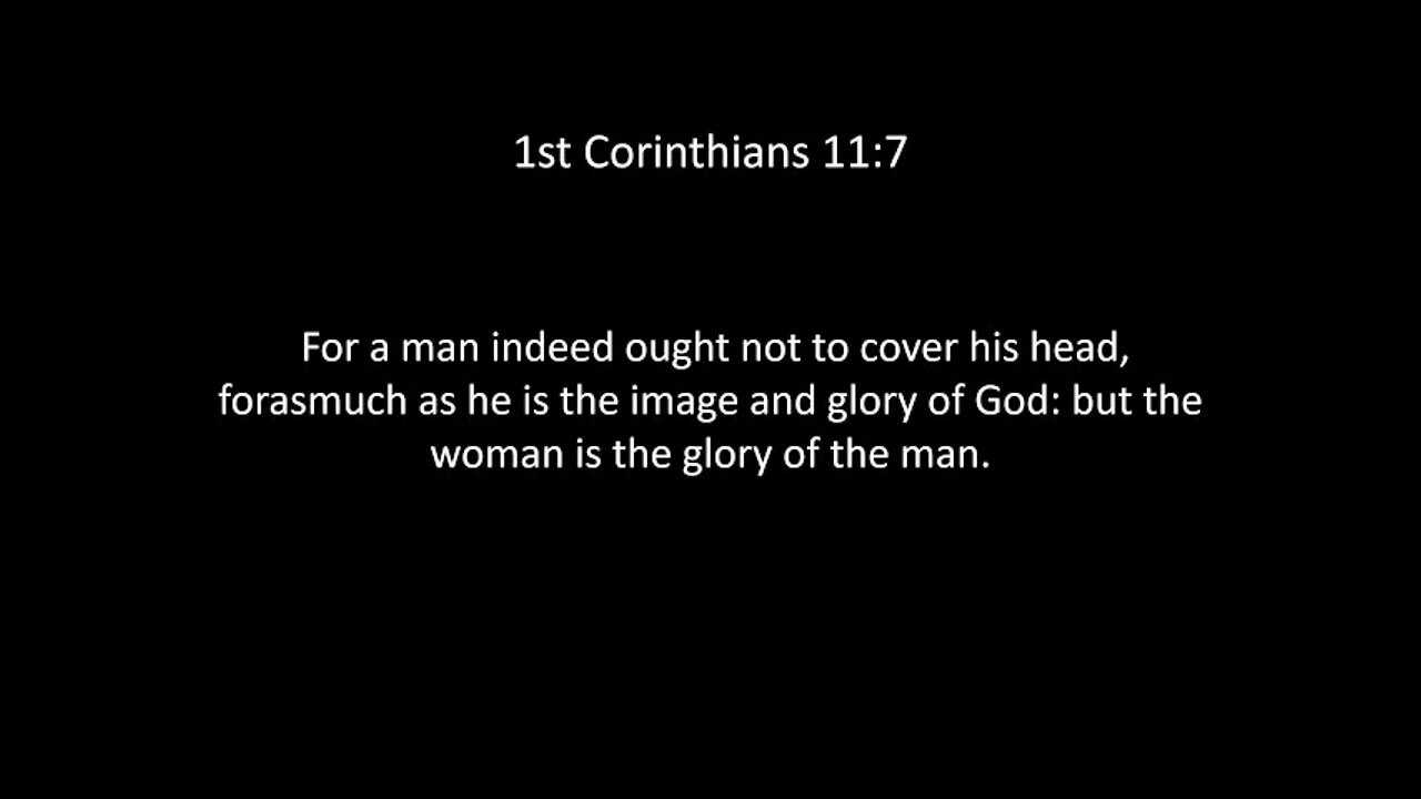 1st Corinthians Chapter 11