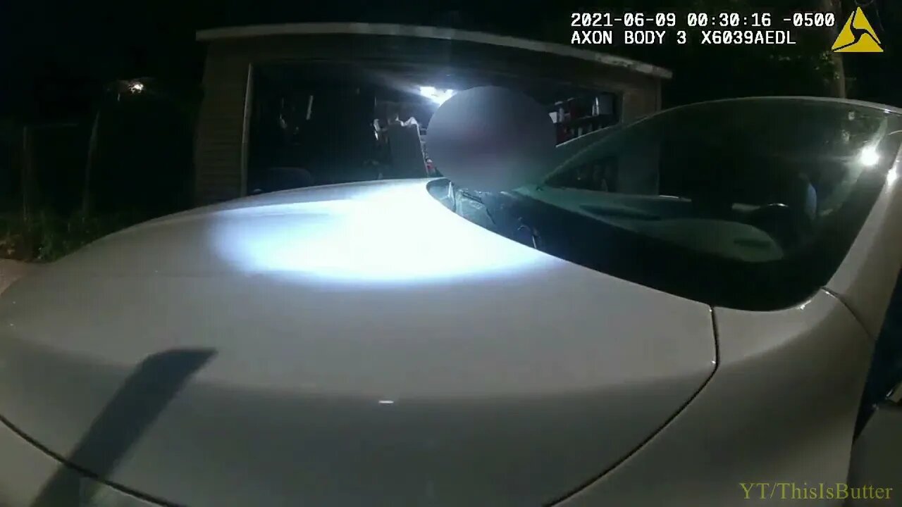 Chicago officers walk into an intense shootout by a suspect shooting at two men inside a garage