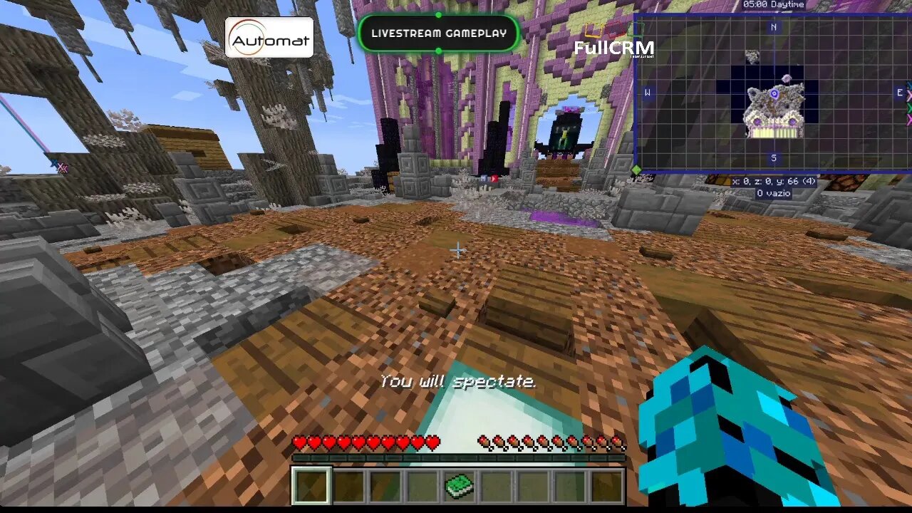 Live de Minecraft Dj Eoroper #Pai_Eoroper EP-18