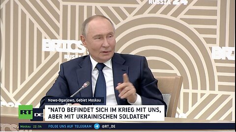 "Die USA sind 15 Jahre zu spät": Putin spricht vor BRICS-Medien über wichtige geopolitische Fragen