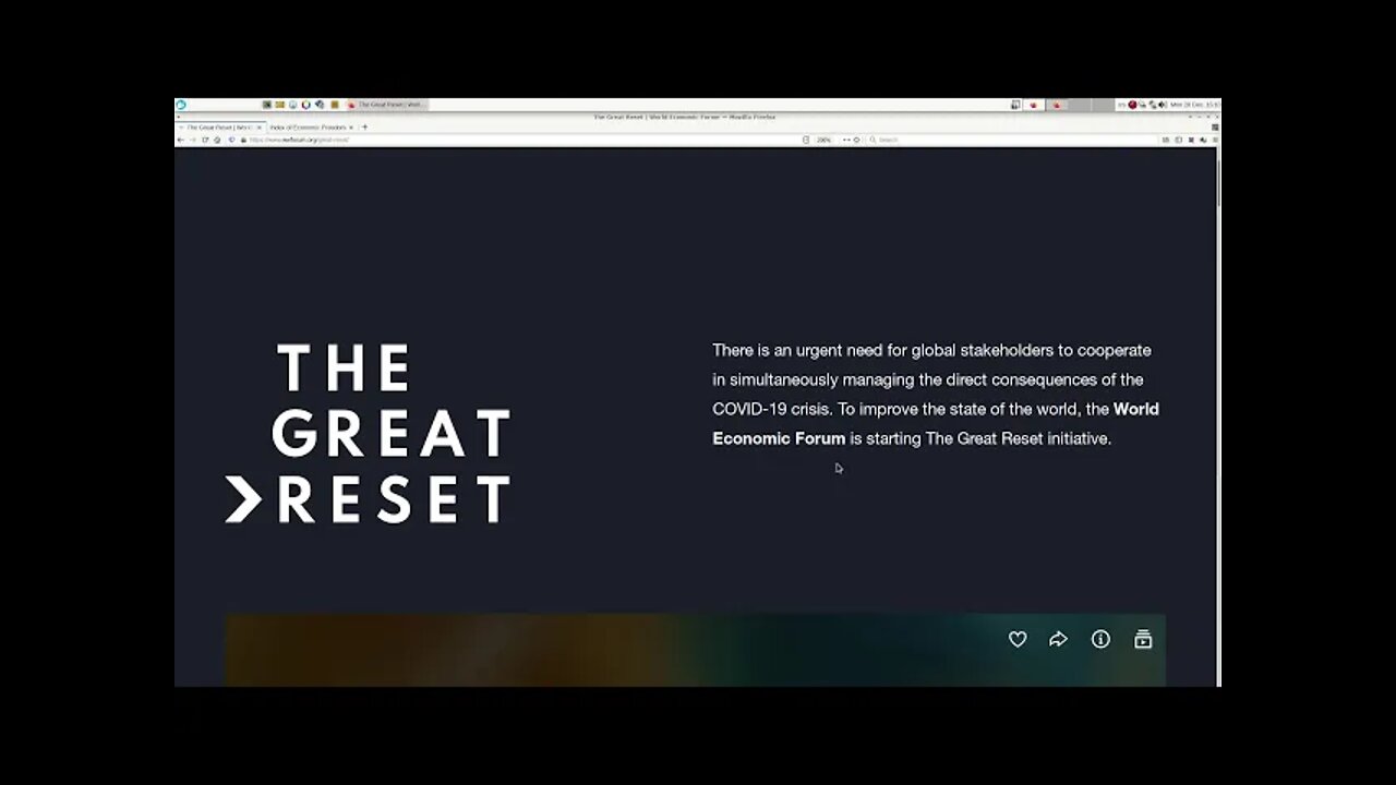 The Great Reset video. Not great; not a reset