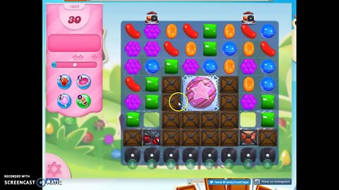 Candy Crush Level 1089 Audio Talkthrough, 2 Stars 0 Boosters