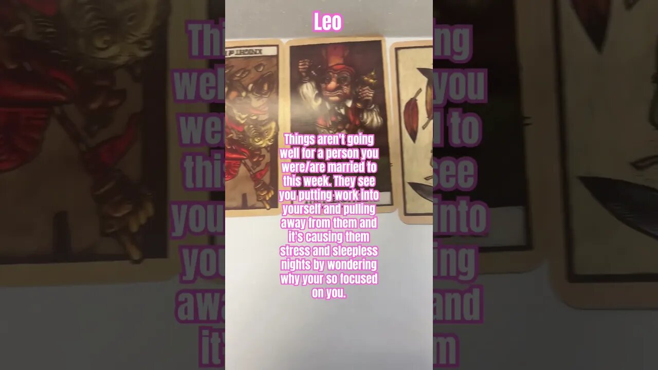 Leo Weekly Tarot-scope#Leo tarot #leo horoscope