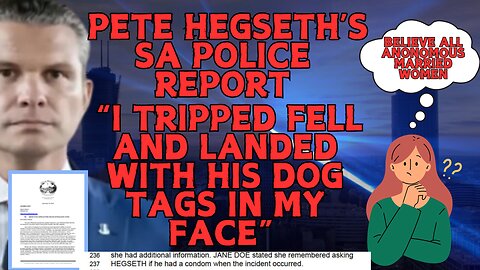 Mainstream media ignores all facts about Pete Hegseth SA