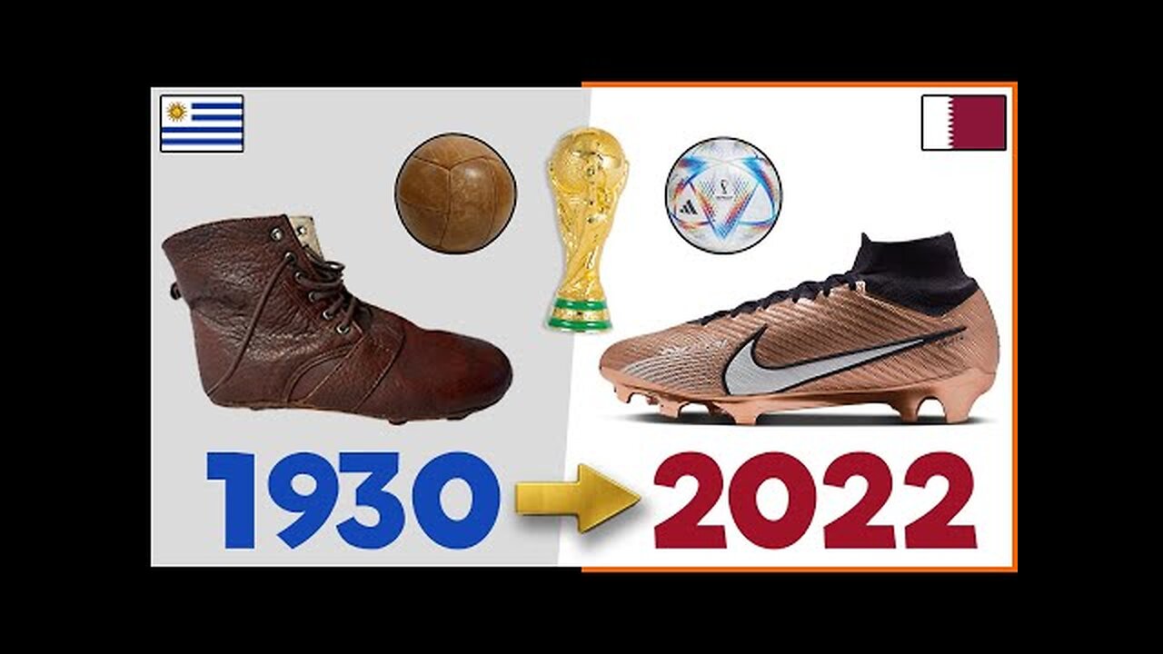 Evolution of World Cup 🏆⚽ Football Boots History