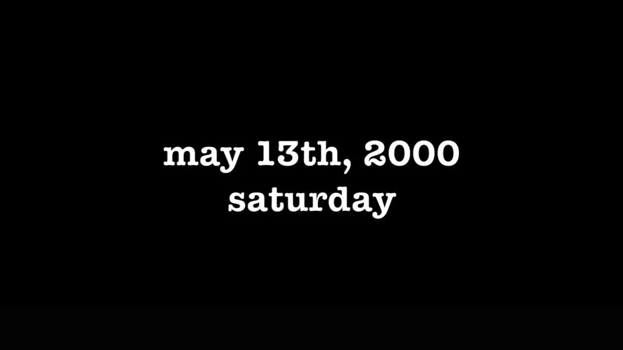 YEAR 18 [0101] MAY 13TH, 2000 - SATURDAY [#thetuesdayjournals #thebac #thepoetbac #madjack]