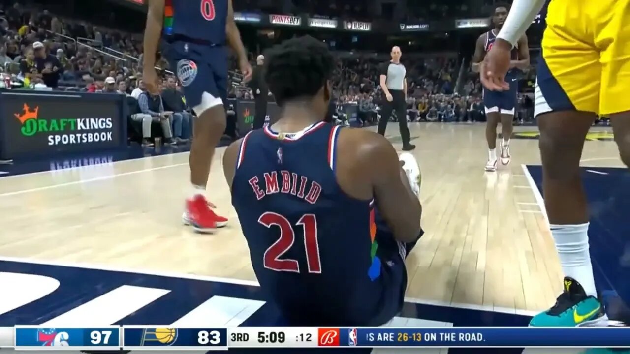 Joel Embiid: FOOOOCCCCKKKKK!!!!!!! After POSSIBLE KNEE Injury!!!