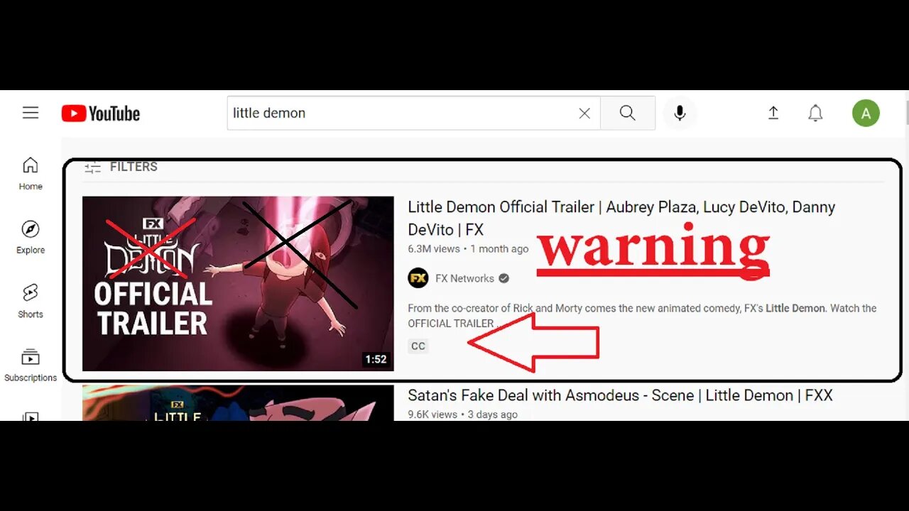 LITTLE DEMON CARTOON IS OF THE DEVIL - PROTECT YOUR CHILDREN - A CHRISTIAN WARNING