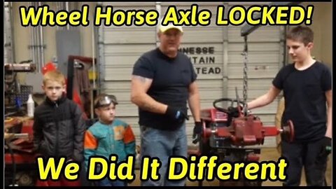 Wheel Horse 8 Speed Locked & We Did it Different! Steffen's Wheel Horse Mud Mower Build Part 4