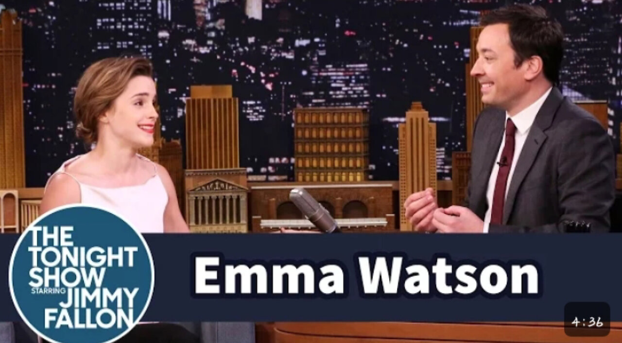 Emma Watson One Mistook Jimmy Fallon for Jimmy Kimmel