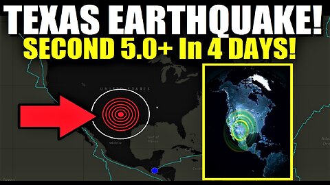 MAJOR Texas Earthquake! Second in 4 days!