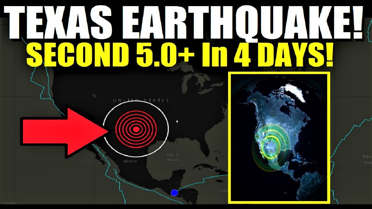 MAJOR Texas Earthquake! Second in 4 days!