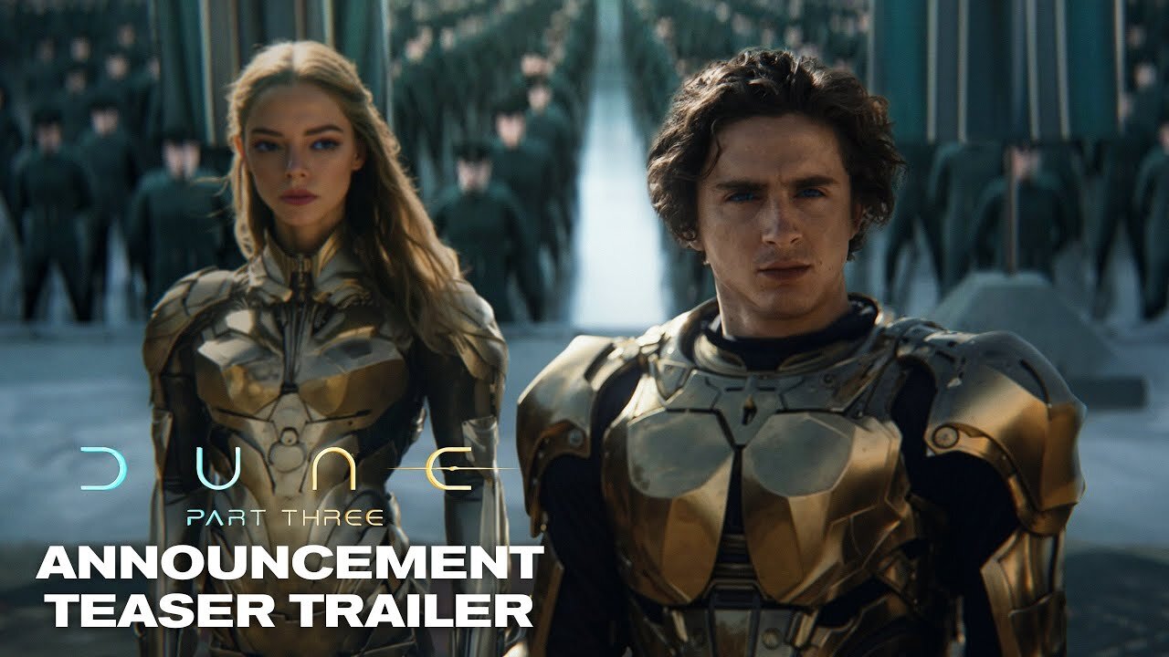 DUNE: PART THREE–Trailer(2026) Timothée Chalamet, Zendaya | Warner Bros LATEST UPDATE & Release Date