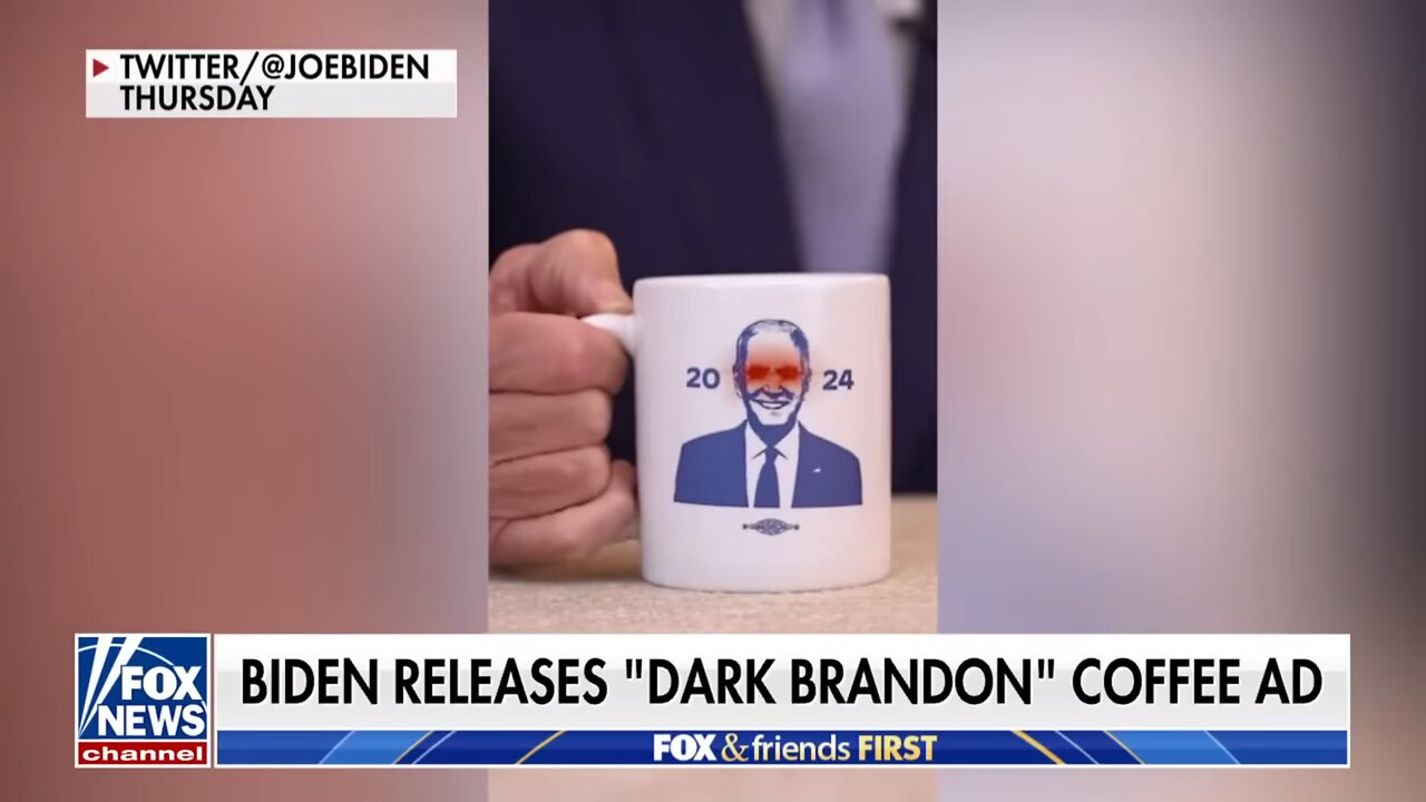 Biden raises eyebrows with 'dark Brandon' coffee ad