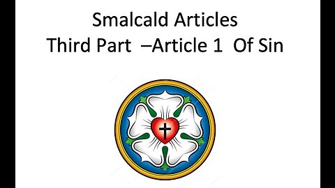 23-02-12 (15) Sunday Elective - Smalcald - Of Sin